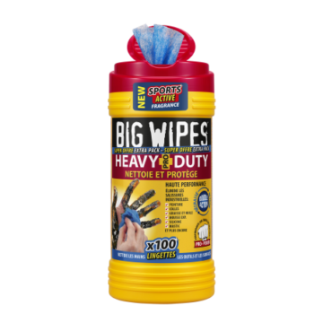 Lingettes Big Wipes Heavy Duty (100 lingettes)