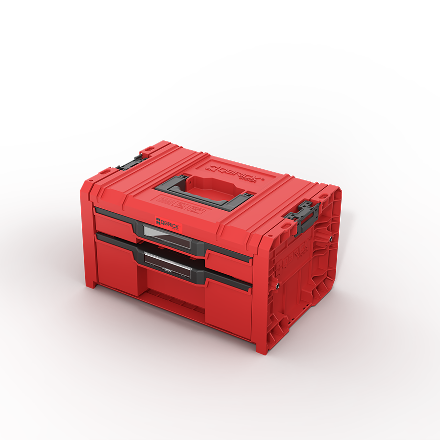 Qbrick System PRO Drawer 2 Toolbox 2.0 Expert Red