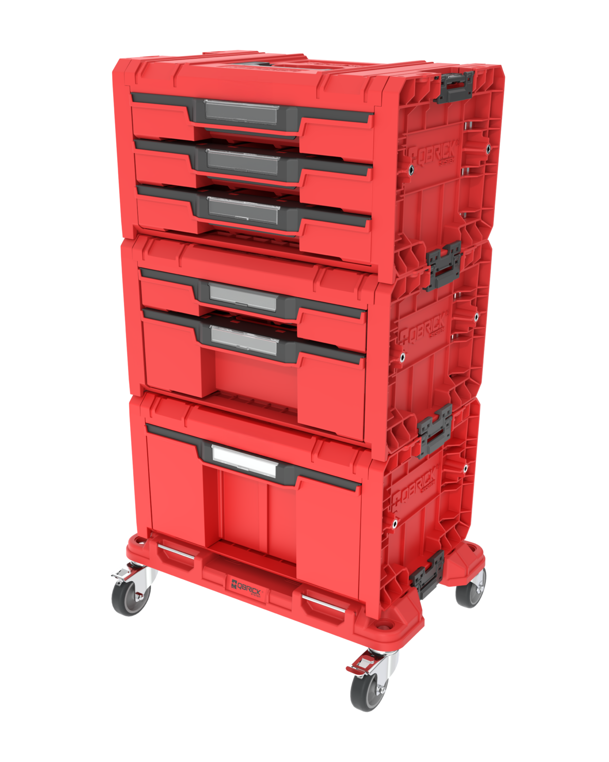 Qbrick System PRO Drawer Workshop Set 6 2.0 Red Ultra HD