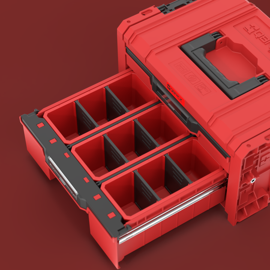 Qbrick System PRO red drawer 2 expert