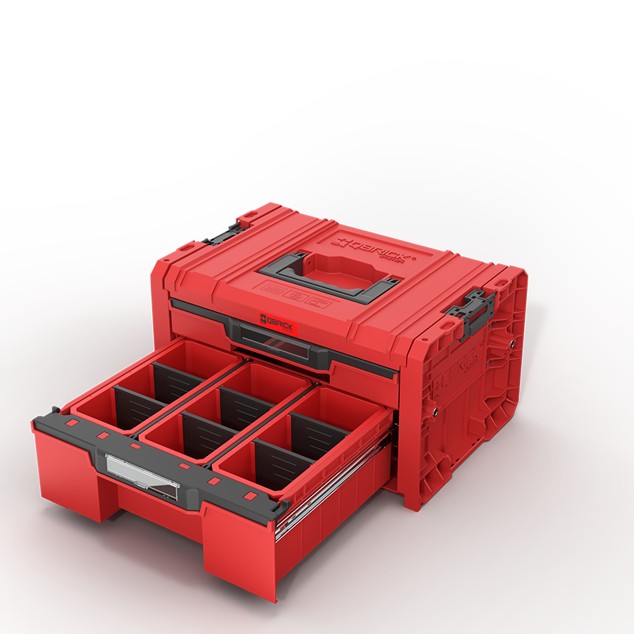 Qbrick System PRO red drawer 2 expert