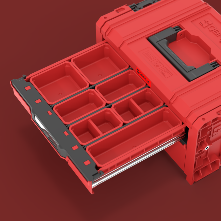 Qbrick System PRO red drawer 2 expert