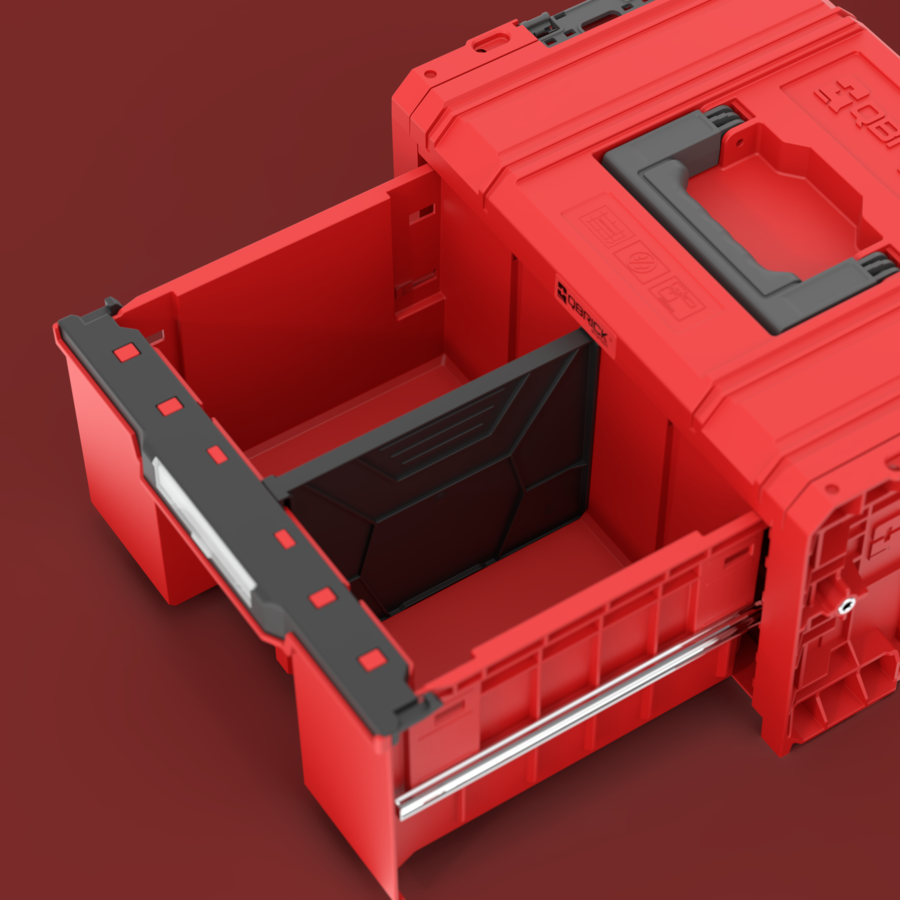 Qbrick System PRO Drawer 1 Red