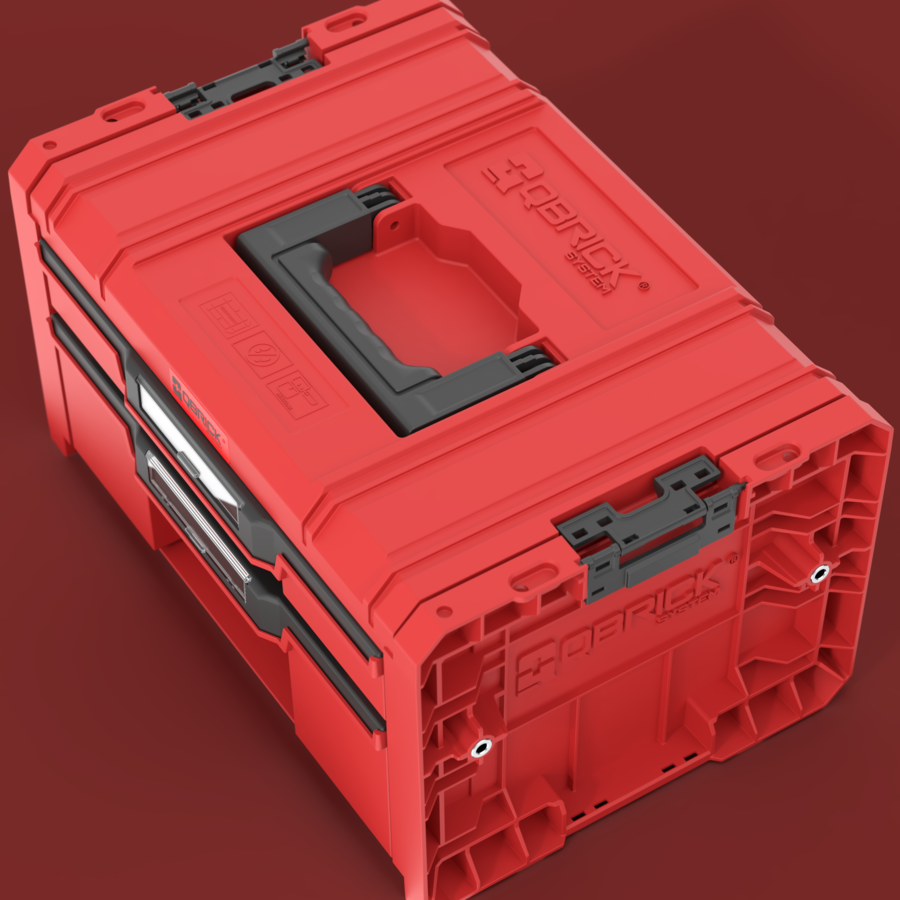 Qbrick System PRO red drawer 2 expert