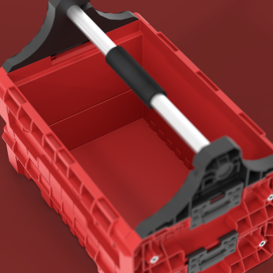 Qbrick System Red Modular Tray