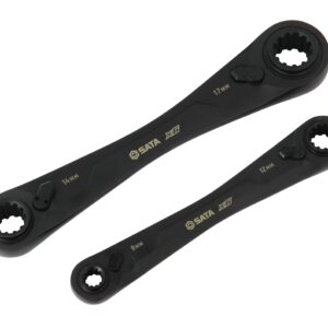 Jeu de 2 clés à cliquet X6 Quadbox™