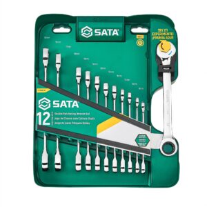 Sata 12 clés mixtes cliquet